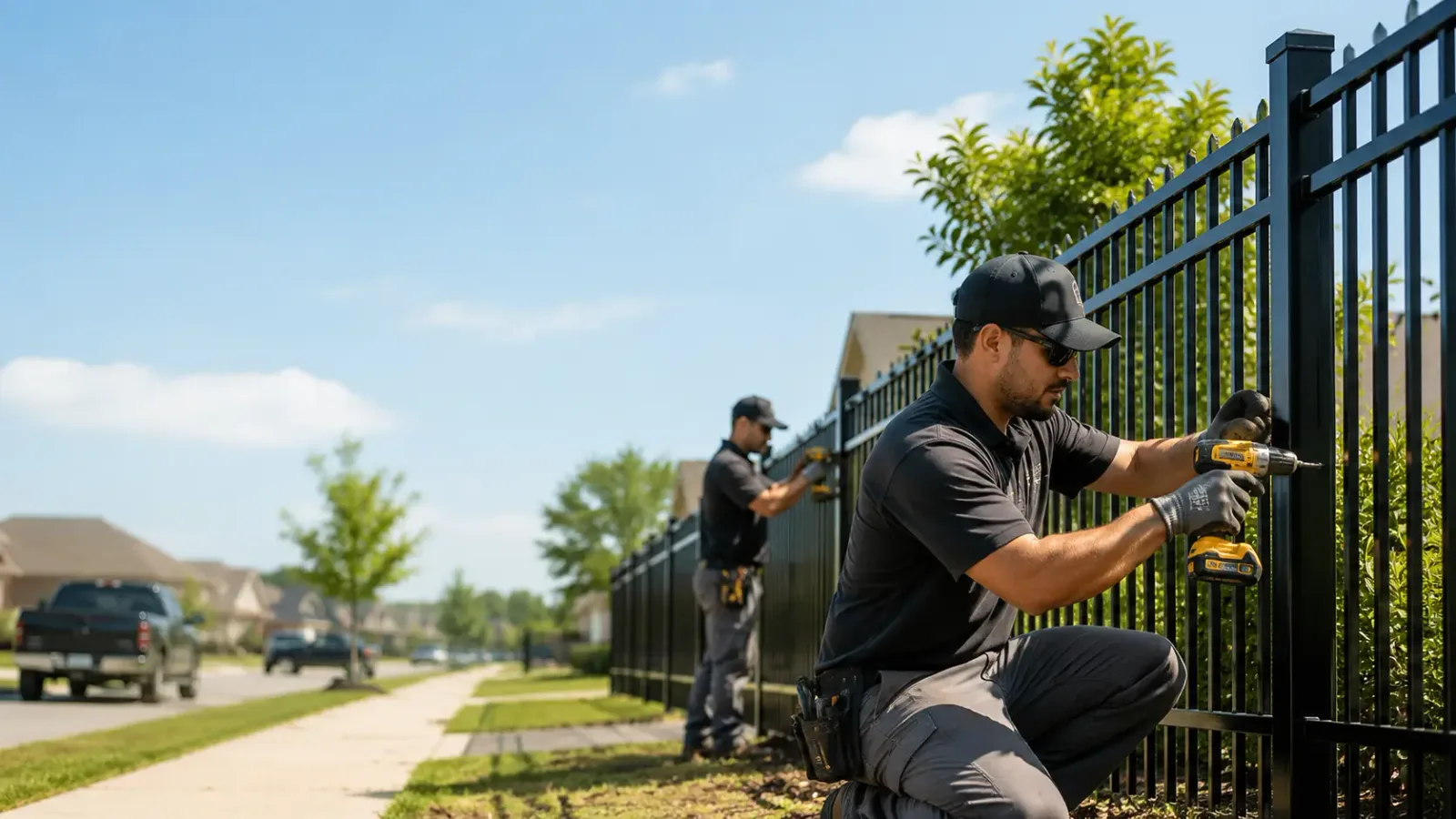 Metal Fence Installation in Arapahoe, NC
